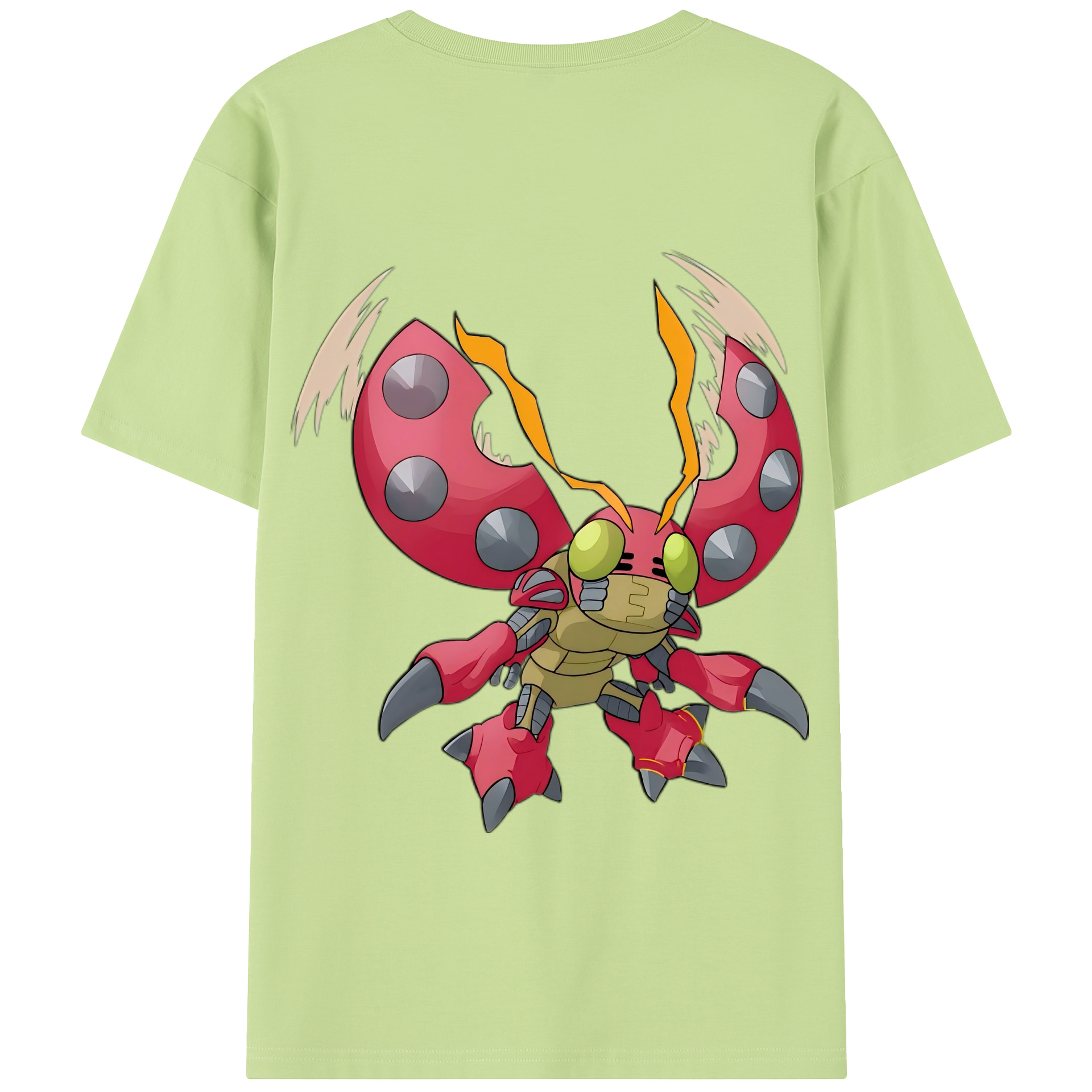 （画像用） Digimon デジタルモンスター/デジモン 綿100％半袖Tシャツ（背面プリント）